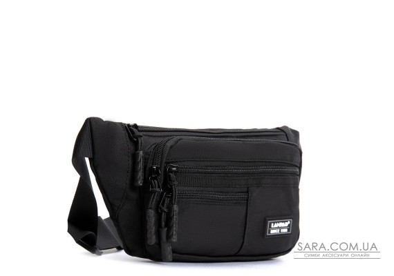 Сумка Чоловіча На пояс нейлон Lanpad A83033 black