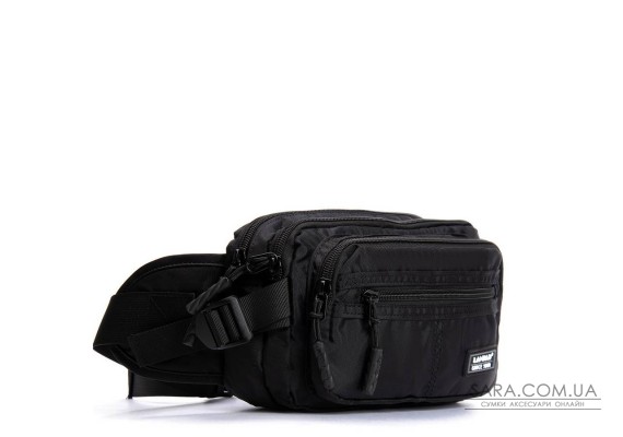 Сумка Мужская пояс-бананка нейлон Lanpad 63761 black