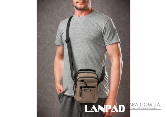 Сумка Чоловіча Планшет нейлон Lanpad A98222 khaki мал