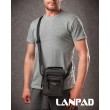 Сумка Чоловіча Планшет нейлон Lanpad A98222 grey мал
