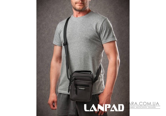 Сумка Чоловіча Планшет нейлон Lanpad A98222 grey мал