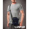 Сумка Чоловіча Планшет нейлон Lanpad A98222 blue мал