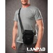 Сумка Чоловіча Планшет нейлон Lanpad A98222 black мал
