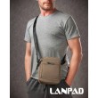 Сумка Чоловіча Планшет нейлон Lanpad A45007 khaki мал