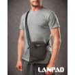Сумка Чоловіча Планшет нейлон Lanpad A45007 coffee мал