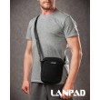 Сумка Чоловіча Планшет нейлон Lanpad A45007 black мал