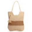 Жіноча плетена сумка PODIUM 8051 beige