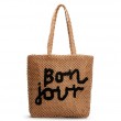 Жіноча плетена сумка PODIUM 1036 khaki black