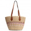 Жіноча плетена сумка PODIUM 6150 beige pink 