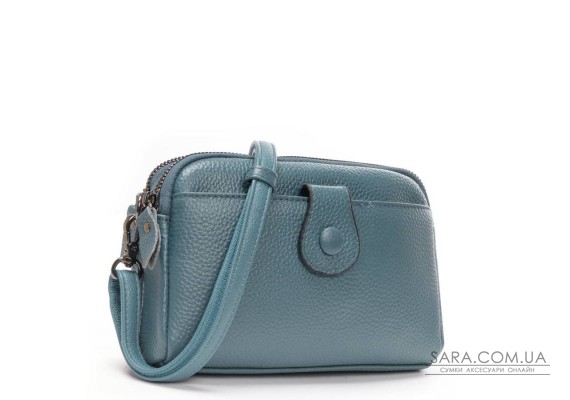 Сумка Шкіряна Жіноча Клатч ALEX RAI 88085 blue