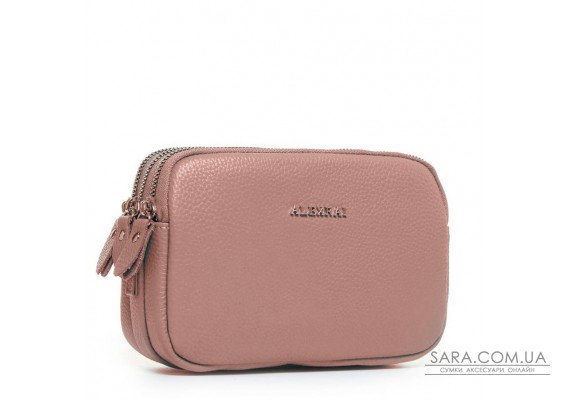 Сумка Шкіряна Жіноча Клатч ALEX RAI 60061 pink