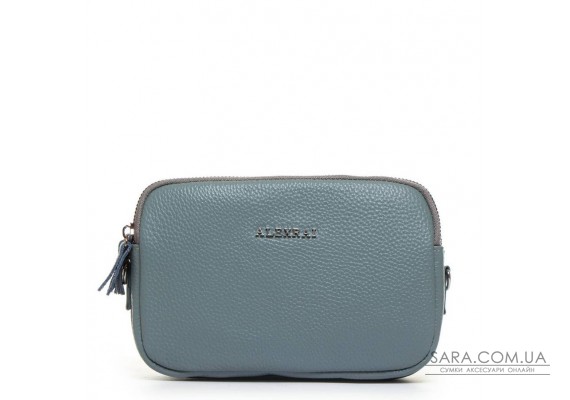 Сумка Шкіряна Жіноча Клатч ALEX RAI BM 60061 blue