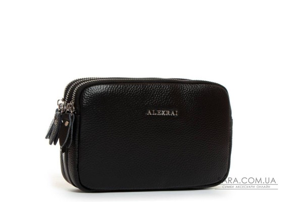 Сумка Шкіряна Жіноча Клатч ALEX RAI BM 60061 black