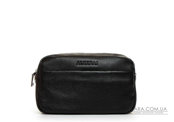 Сумка Шкіряна Жіноча Клатч ALEX RAI BM 3801 black