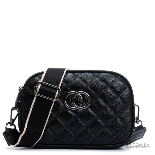 Сумка Шкіряна Жіноча Клатч ALEX RAI 17001 black Сумка Шкіряна Жіноча Клатч ALEX RAI 17001 black