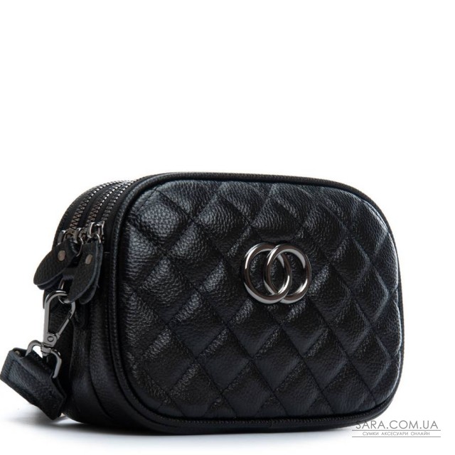 Сумка Шкіряна Жіноча Клатч ALEX RAI 17001 black Сумка Шкіряна Жіноча Клатч ALEX RAI 17001 black