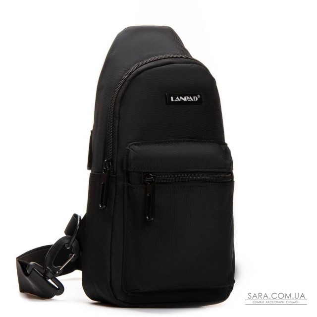 Сумка Мужская На Плечо нейлон Lanpad 3073 black Сумка Мужская На Плечо нейлон Lanpad 3073 black