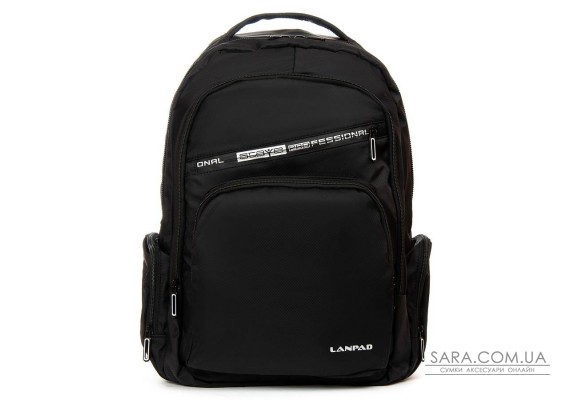Рюкзак міський нейлон Lanpad 2246 black Podium