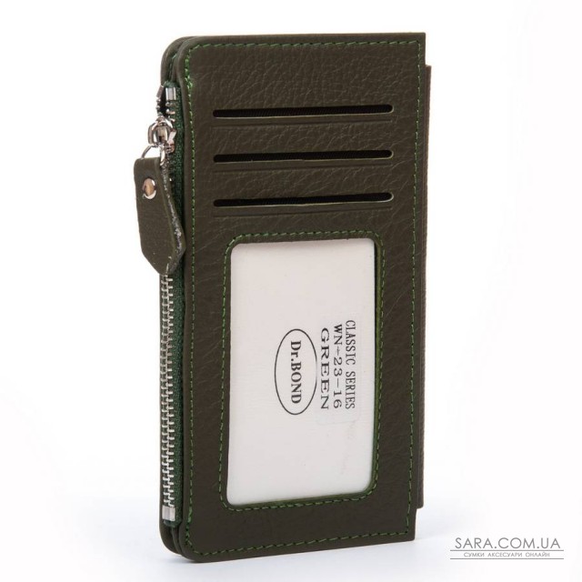 Гаманець Шкіряний Жіночий Classic DR. BOND WN-23-16 green Podium дешево. Гаманець Шкіряний Жіночий Classic DR. BOND WN-23-16 green Podium дешево.