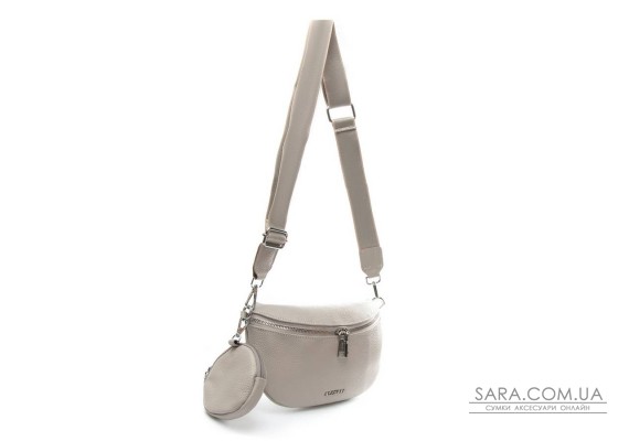 Сумка Женская Классическая кожа ALEX RAI 99127 beige бананка