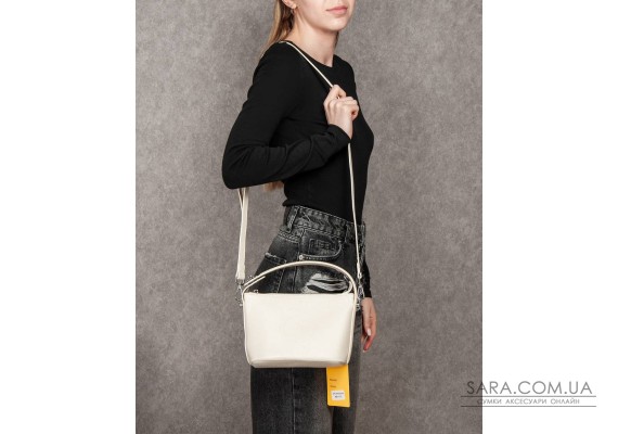 Сумка Шкіряна Жіноча Класична ALEX RAI 93056 white