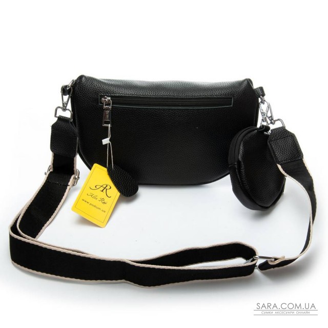 Сумка Женская Классическая кожа ALEX RAI 99127 black бананка Сумка Женская Классическая кожа ALEX RAI 99127 black бананка