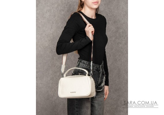 Сумка Шкіряна Жіноча Класична ALEX RAI 99128 white