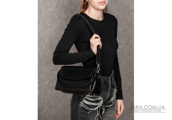 Сумка Шкіряна Жіноча Класична ALEX RAI 99129 black