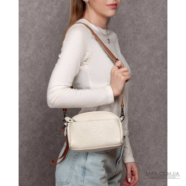 Сумка Женская Клатч кожа ALEX RAI 19204 white Сумка Женская Клатч кожа ALEX RAI 19204 white