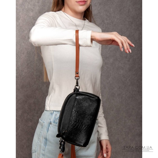 Сумка Женская Клатч кожа ALEX RAI 19204 black Сумка Женская Клатч кожа ALEX RAI 19204 black