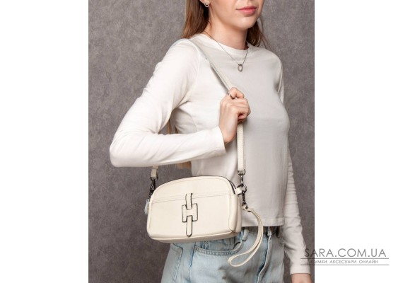 Сумка Шкіряна Жіноча Клатч ALEX RAI 99102 white
