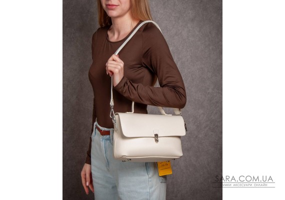 Сумка Шкіряна Жіноча Класична ALEX RAI 11A white