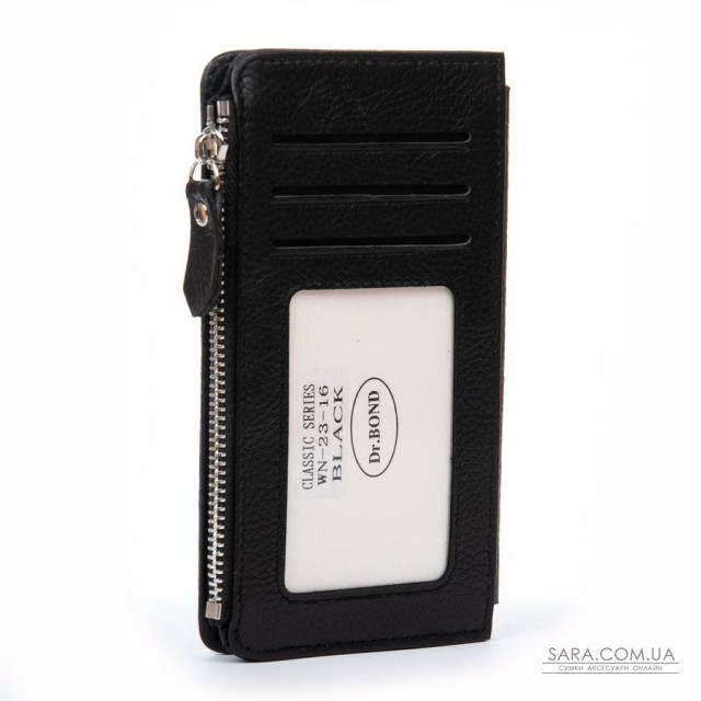 Гаманець Шкіряний Жіночий Classic DR. BOND WN-23-16 black Podium дешево. Гаманець Шкіряний Жіночий Classic DR. BOND WN-23-16 black Podium дешево.