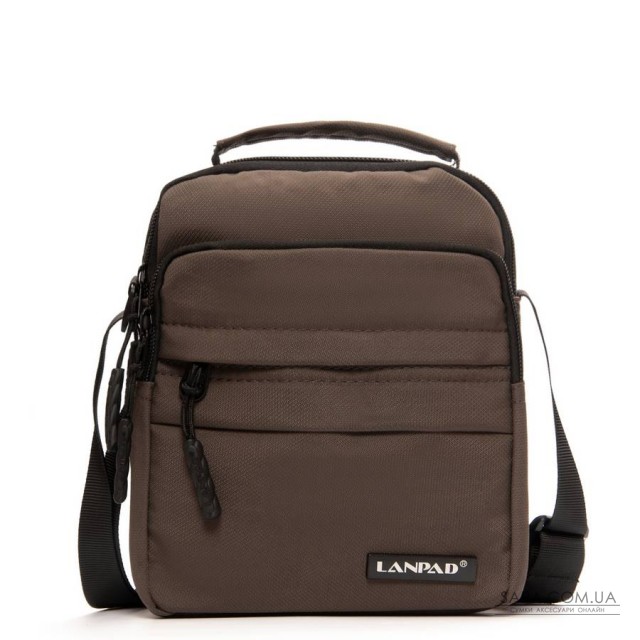 Сумка Чоловіча Планшет нейлон Lanpad A18043 brown мал Сумка Чоловіча Планшет нейлон Lanpad A18043 brown мал