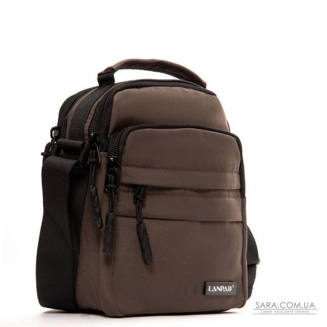 Сумка Чоловіча Планшет нейлон Lanpad A18043 brown мал Сумка Чоловіча Планшет нейлон Lanpad A18043 brown мал