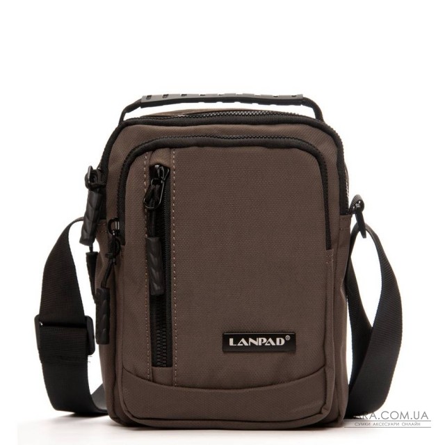 Сумка Чоловіча Планшет нейлон Lanpad A15057 brown мал Сумка Чоловіча Планшет нейлон Lanpad A15057 brown мал
