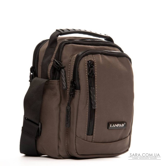Сумка Чоловіча Планшет нейлон Lanpad A15057 brown мал Сумка Чоловіча Планшет нейлон Lanpad A15057 brown мал