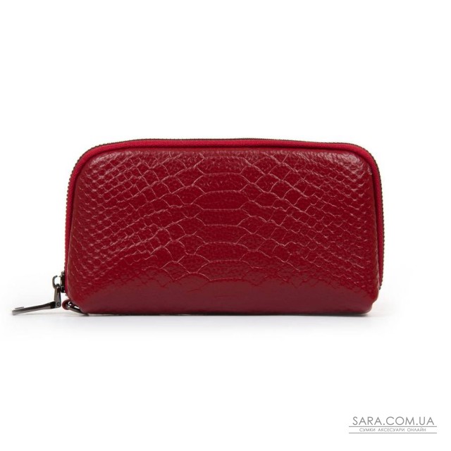 Косметичка шкіряна 60095-4 bordo Косметичка шкіряна 60095-4 bordo