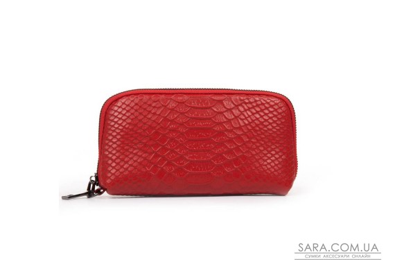 Косметичка шкіряна 60095-3 red