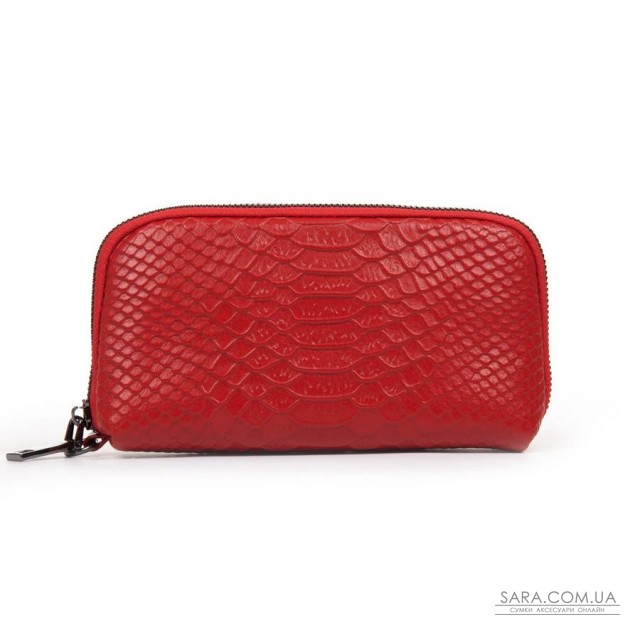 Косметичка шкіряна 60095-3 red Косметичка шкіряна 60095-3 red