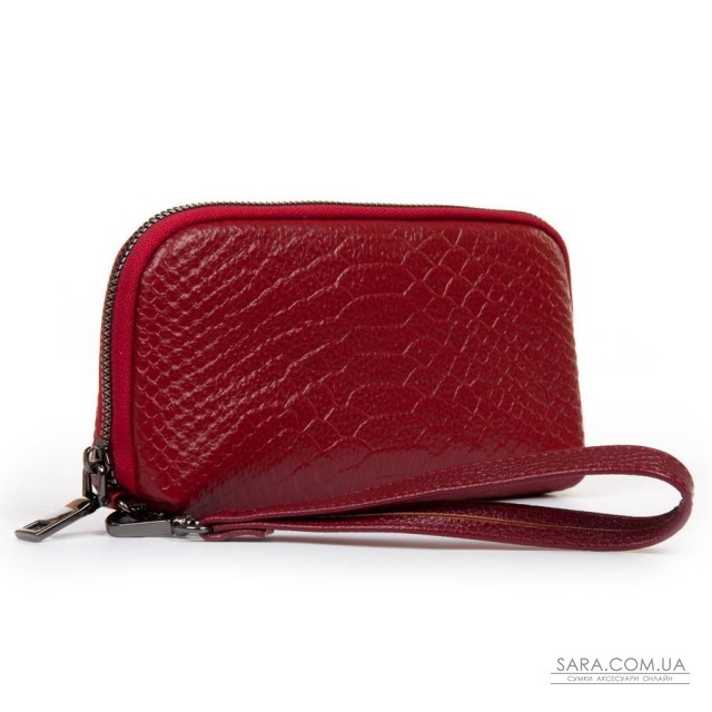 Косметичка шкіряна 60095-4 bordo Косметичка шкіряна 60095-4 bordo