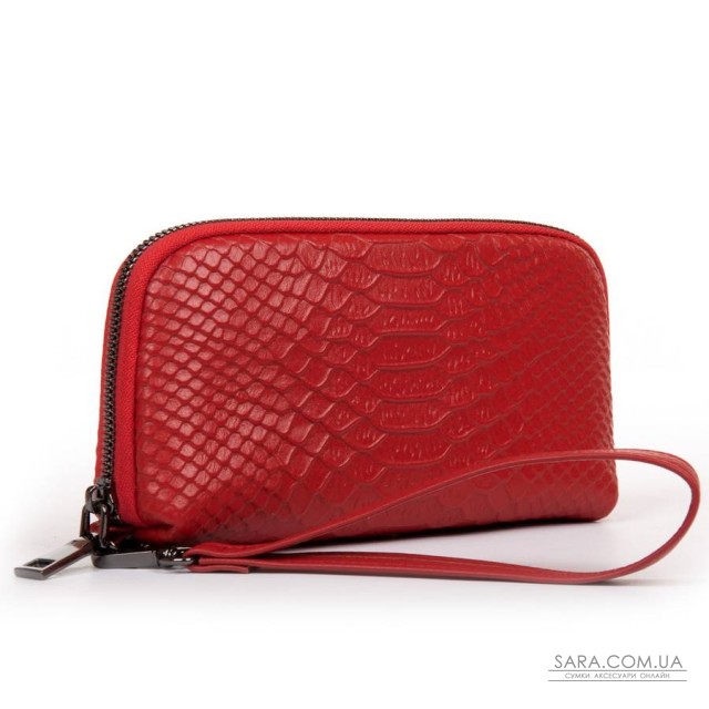Косметичка шкіряна 60095-3 red Косметичка шкіряна 60095-3 red