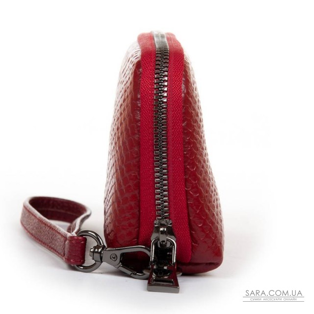 Косметичка шкіряна 60095-4 bordo Косметичка шкіряна 60095-4 bordo