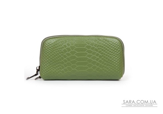 Косметичка шкіряна 60095-19 apple green