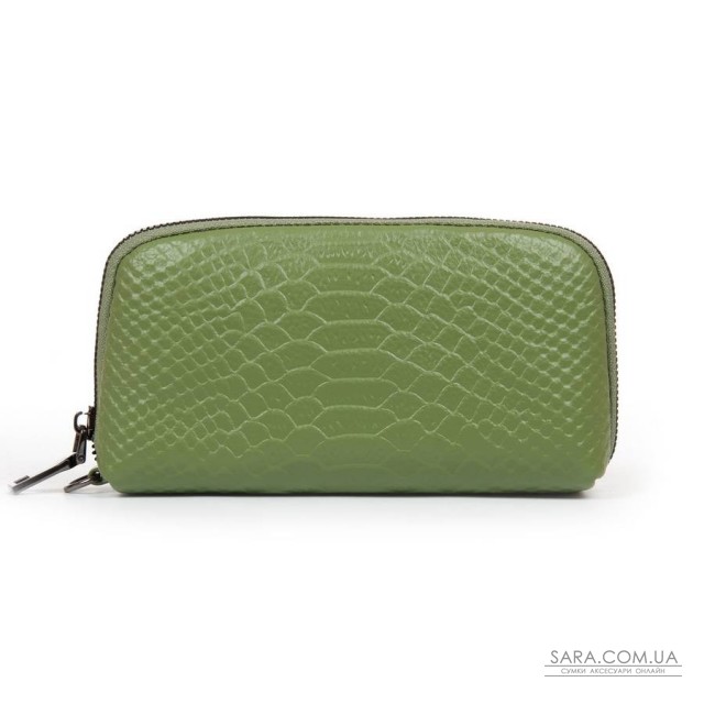 Косметичка кожа 60095-19 apple green Косметичка кожа 60095-19 apple green