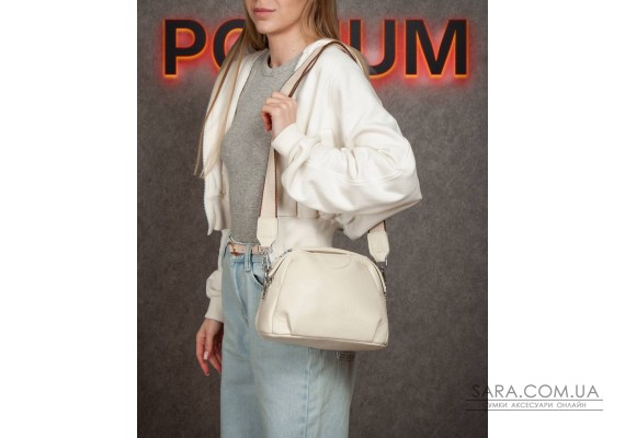 Сумка Шкіряна Жіноча Класична ALEX RAI 99125 white