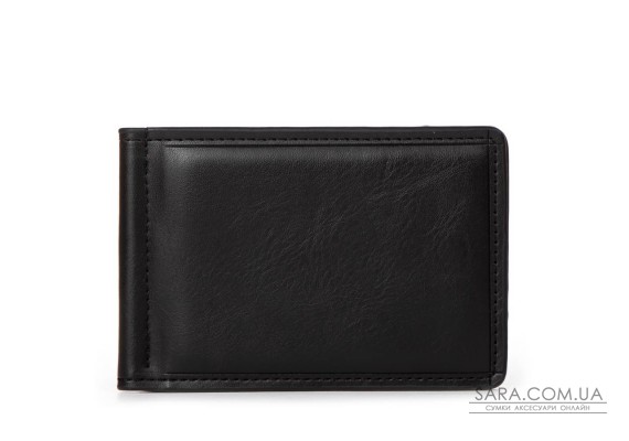 Зажим для банкнот иск-кожа 1002-1 black Podium