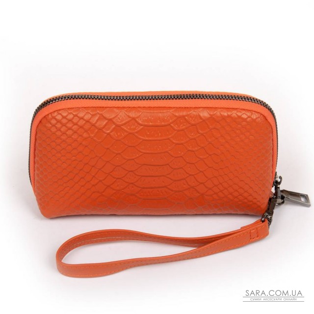 Косметичка шкіряна 60095-16 orange Косметичка шкіряна 60095-16 orange