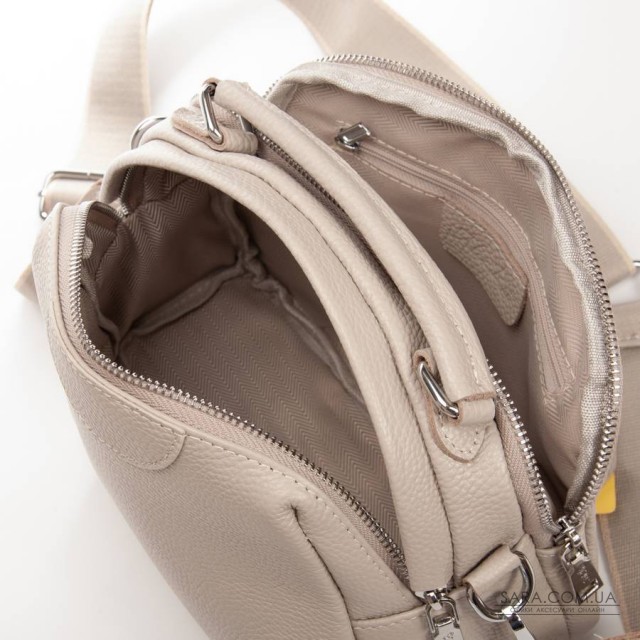 Сумка Шкіряна Жіноча Класична ALEX RAI 99125 beige Сумка Шкіряна Жіноча Класична ALEX RAI 99125 beige