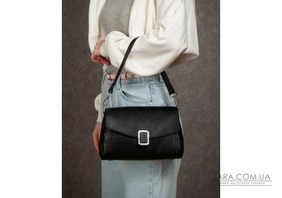 Сумка Шкіряна Жіноча Класична ALEX RAI 93055 black